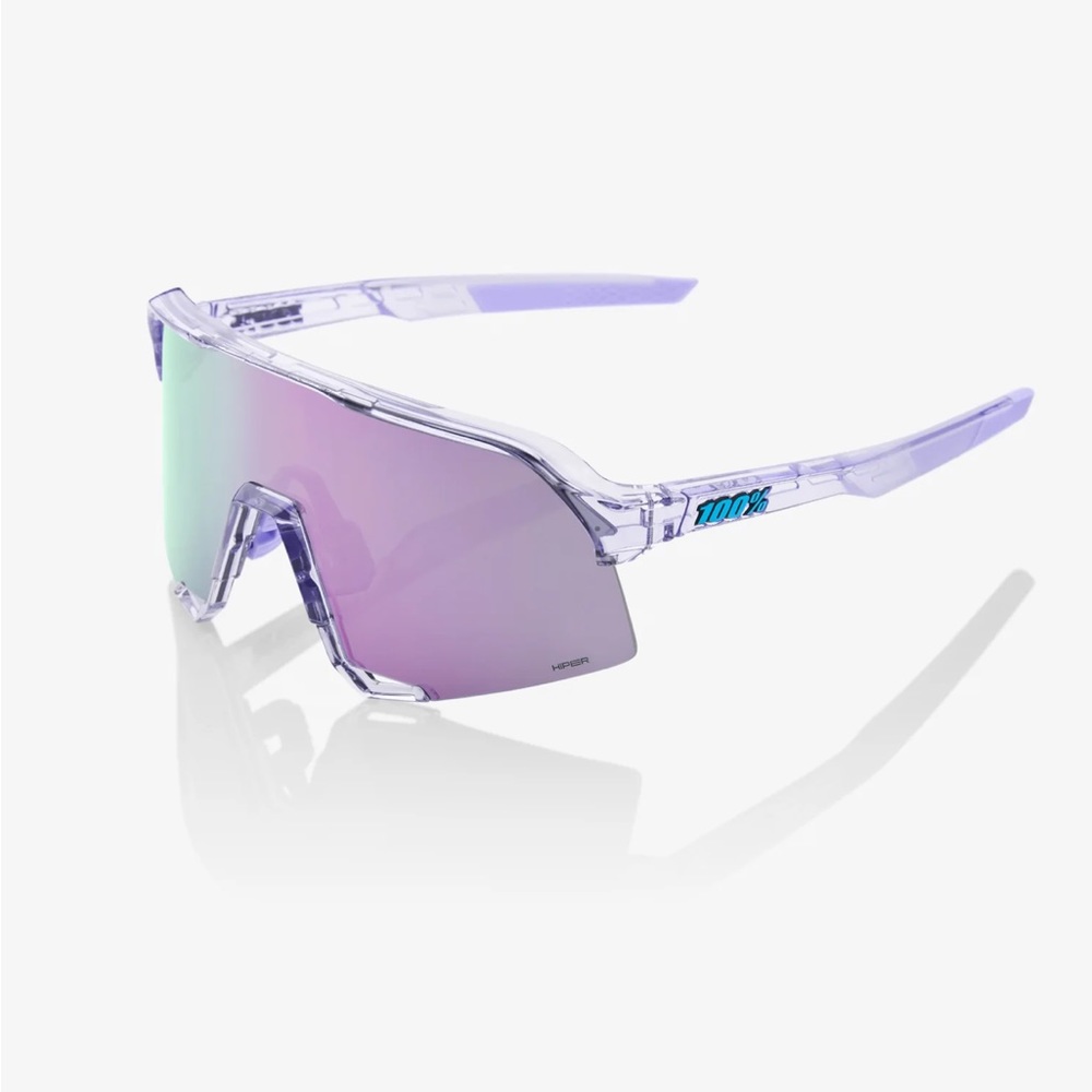 100% S3 Cycling Glasses
Polished Translucent Lavender
HiPER Lavender Mirror Lens